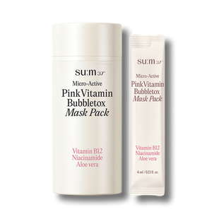 Su:m37 Pink Vitamin Bubbletox Mask Pack 4ml