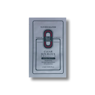 Сонцезахисний крем YU.R Clear Sun Block Collagen SPF50+++ 1.5ml