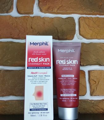 Merphil Red Skin Overnight Pack 100ml