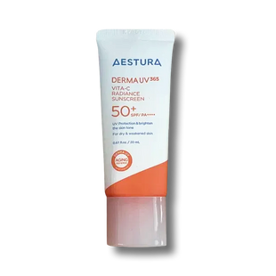 Aestura Derma UV 365 Vita C Radiance Sunscreen SPF50+ 20ml