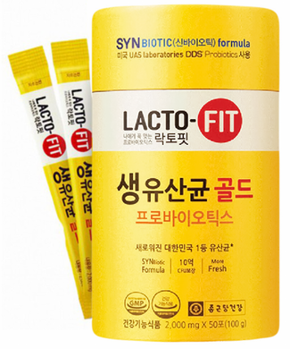 Chong Kun Dang Lacto-fit Ckd Probiotics Gold 10pcs