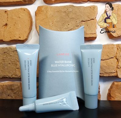 Набір для шкіри обличчя Laneige Water Bank Blue Hyaluronic 3 Step Kit Dry