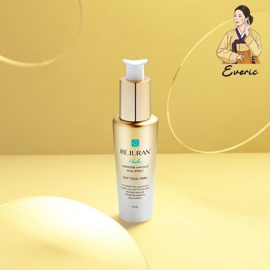 Антивікова сироватка для обличчя та шиї Rejuran Healer Turnover Ampoule Dual Effect Dot Dual PDRN 30ml