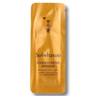 Крем для шкіри навколо очей Sulwhasoo Eye Cream 1ml Concentrated Ginseng Renewing