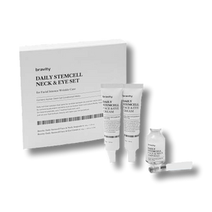 Набір проти зморшок Bravity Daily Stem Cell Neck Ampoule, Face & Eye Cream Set 30g+30g