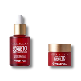 Набір для шкіри обличчя Medi-peel Collagen Super 10 Sleeping Care Set (30ml+10g)