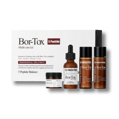 Набір для шкіри обличчя Medi-Peel Bor-Tox 5 Peptide Multi Care Kit (30ml+50g+30ml+30ml)